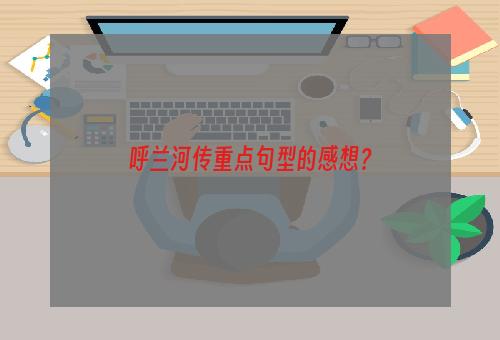 呼兰河传重点句型的感想？