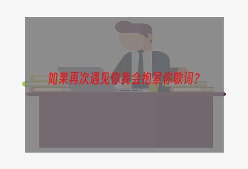 如果再次遇见你我会抱紧你歌词？